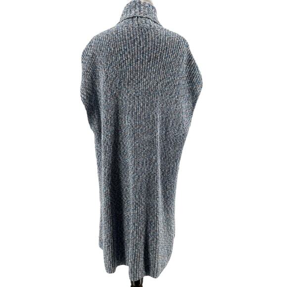 Cabi #3165 Women's Blue Napa Vest Duster Open Knit Cardigan Size Medium - Picture 4 of 6